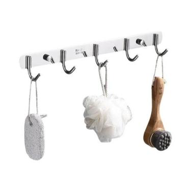 Imagem de Prateleira Organizadora De Parede Para Banheiro E Cozinha Em Cor Aço C