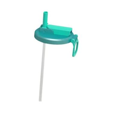 Imagem de Tampa De Silicone Reutilizável Para Latas De Refrigerante Com Canudo P