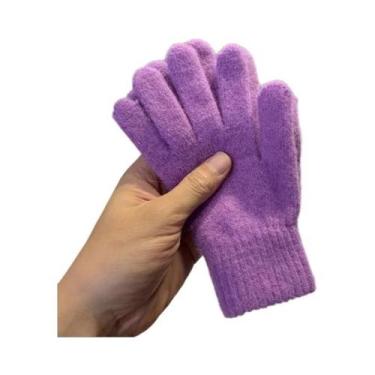 Imagem de Luvas De Lã Tricotadas Em Cashmere Para Mulheres, Quentes Para O Inver