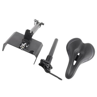 Imagem de Pissente Assento de Scooter Elétrica, Almofada de Espuma Com Amortecedores e Bolas de Absorção, Assento Ajustável e Dobrável