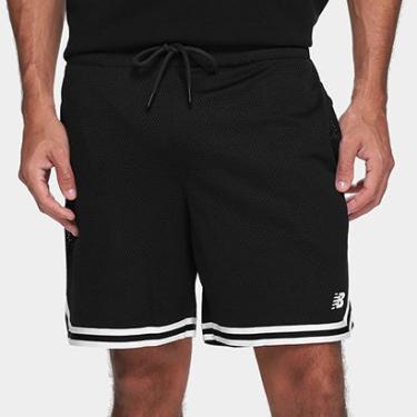 Imagem de Shorts New Balance Knit Hoops Mesh Masculino-Masculino