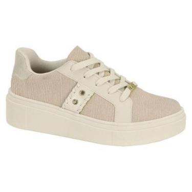 Imagem de Tênis Vizzano Feminino Branco Off - Dourado-Feminino