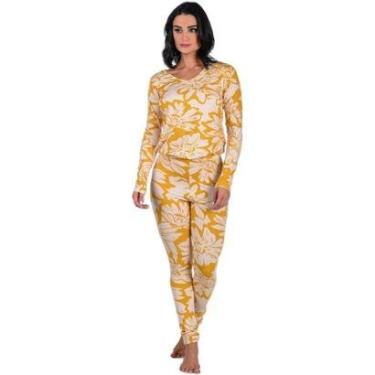 Imagem de Pijama Feminino Estampado Summer Soul Longo-Feminino