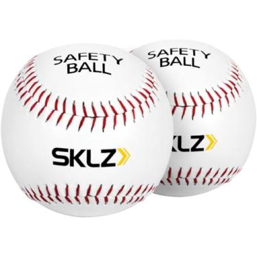 Imagem de SKLZ Bolas de beisebol de segurança acolchoadas macias, pacote com 2, pérola branca