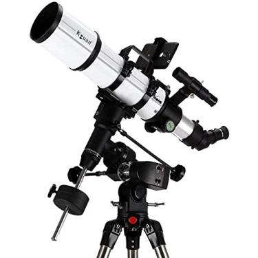 Imagem de pcagfaajmh Telescópio astronômico óptico ereto de 45° telescópio equatorial de observação de estrelas automático óptico ereto (não inclui telefone)