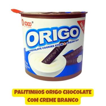 Imagem de PALITINHOS ORIGO CHOCOLATE COM CREME BRANCO 40g - OCOCO