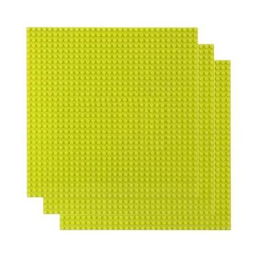 Imagem de Placa Base Clássica De Blocos De Montar 32x32 32x16 Pontos, 3 Peças Ta