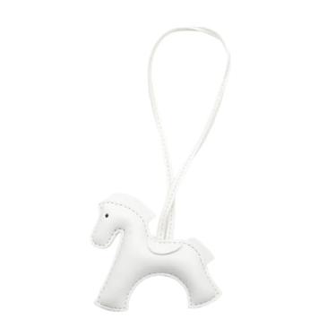 Imagem de Pingente de bolsa de cavalo, chaveiro minimalista de couro sintético para decoração de bolsa GS0077