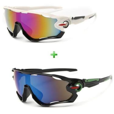 Imagem de Óculos Bike Ciclismo Esportivo Corrida Uv400 Kit 2 Unidades - PENDULAR
