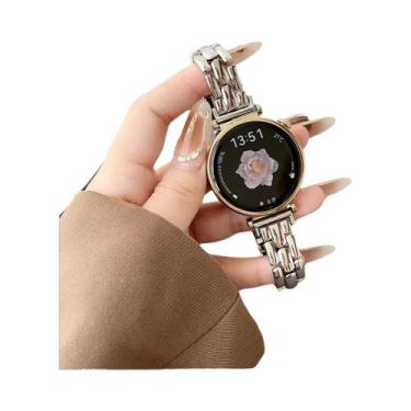 Imagem de Pulseira De Relógio De Metal Feminina 18mm 20mm 22mm Para Huawei GT4 S