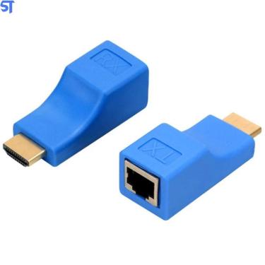 Imagem de Extensor Hdmi 4K 30 Metros Via 1 Cabo De Rede Rj45 Cat5E/6