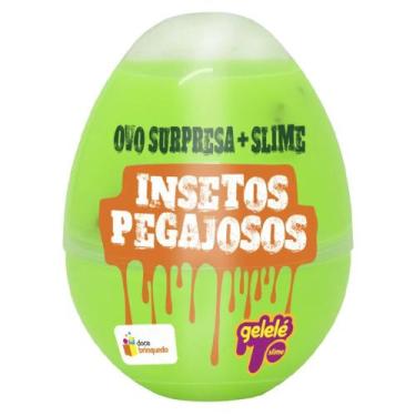 Imagem de Ovo Surpresa 98 Gramas Insetos Pegajosos - 3581 - GELELE