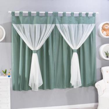 Imagem de Cortina 2 Metros Para Quarto Infantil e Adulto Voil Slim - Beatriz Bab