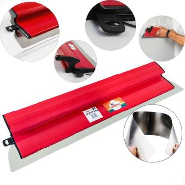 Imagem de Desempenadeira Tipo Berox Inoxidável 80cm P/ Massa Corrida - COMPEL, D