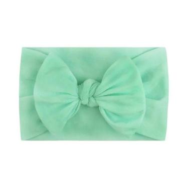 Imagem de Faixa De Cabelo Elástica De Tricô Para Meninas, Acessório Infantil De 