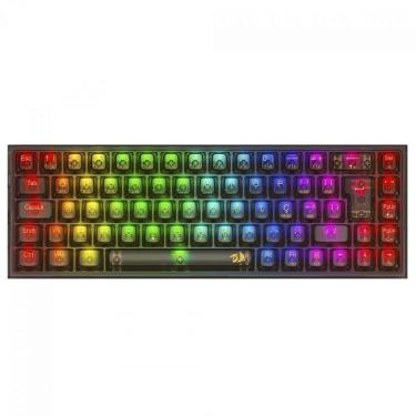 Imagem de Teclado Mecânico Redragon Castor Pro, RGB, Switch Crystal, Wireless, Preto - Preto - Unissex - Úni-Unissex