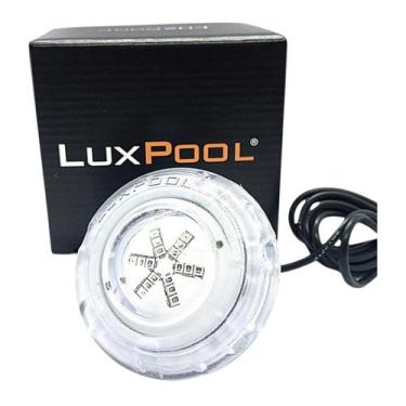 Imagem de Luz De Piscina Forte Resistente Ilumina 9w Blindada Luxpool Rgb 12v - 