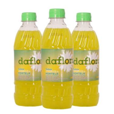 Imagem de Suco de abacaxi com hortelã daflora 390ml caixa com 12 unidades