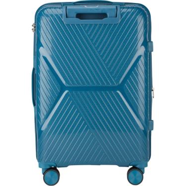 Imagem de Mala de Viagem Médio Porte Rodas 360° em ABS Resistente Cadeado com Segredo Zíper Expansivo Cruzeiro 7006-M24