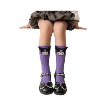 Imagem de Meias Kawaii De Desenho Animado Para Meninas, Meias Sanrio De Cano Méd