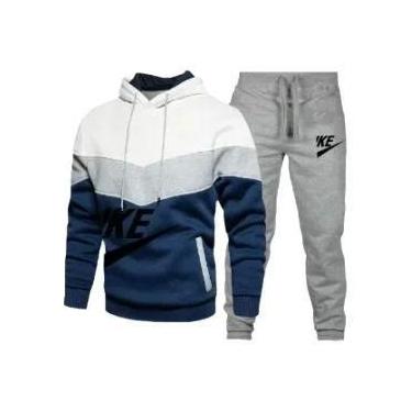 Imagem de Conjunto De Moletom Com Capuz E Calças Para Homens, Casual, Fitness, J