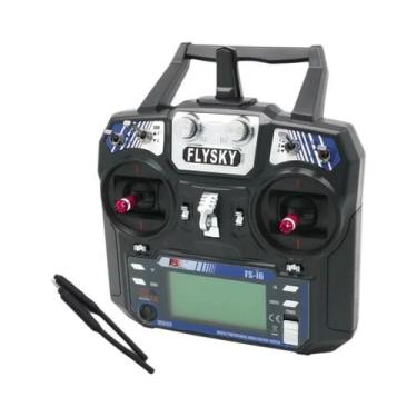 Imagem de Transmissor FLYSKY FS-i6 6CH 2.4G Com Receptor iA6 iA6B X6B A8S R6B iA