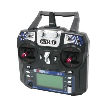 Imagem de Transmissor FLYSKY FS-i6 6CH 2.4G Com Receptor iA6 iA6B X6B A8S R6B iA