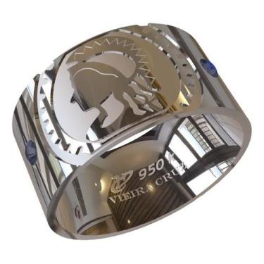 Imagem de Anel de Formatura em Prata de Engenharia Civil - Vieira Cruz Joias, Pr