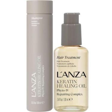 Imagem de Kit L'Anza Keratin Healing Oil Shampoo e Oil Tratament - LANZA