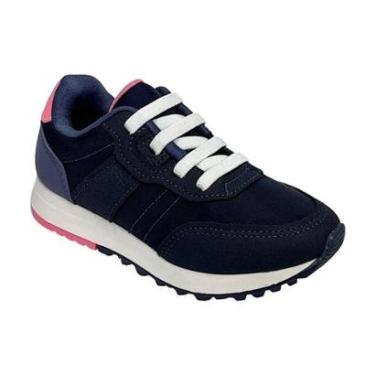Imagem de Tênis Klin Infantil Walk Mini 216131 Marinho/Chumbo/Pink-Unissex