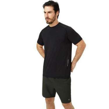 Imagem de Camiseta Masculina Hering Esportiva Easy Care Preto-Masculino
