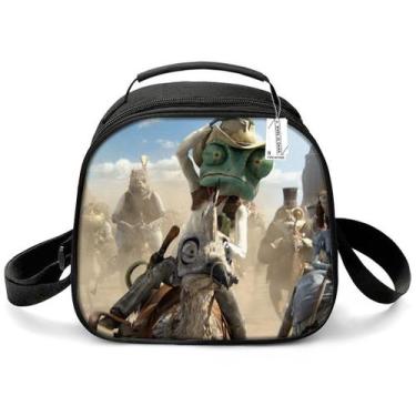 Imagem de Lancheira Rangos Anime Tote, tecido Oxford reutilizável à prova de vaz
