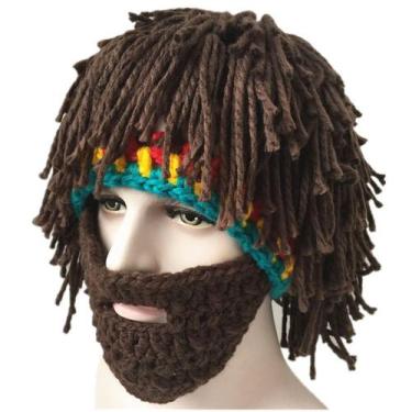 Imagem de Chapéu de cosplay Dreadlocks Costume Headwear Warm Soft Cozy - yiweisa