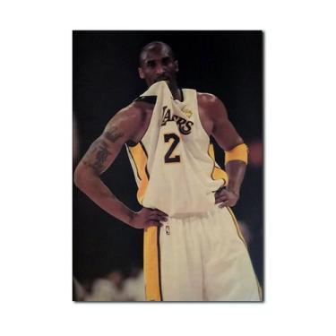 Imagem de Imagem de arte de parede de pôster Kobe Bryant Anime Art 51x35,5 cm - 