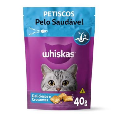 Imagem de whiskas Petisco Whiskas Temptations Pelo Saudável Para Gatos Adultos 40 G