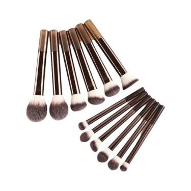Imagem de Conjunto De 13 Pincéis De Maquiagem Para O Rosto: Base, Corretivo, Pó,