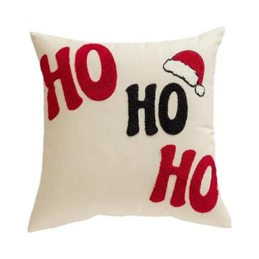 Imagem de Toalha De Bordado Para Natal E Ano Novo, Almofada Decorativa Para Sofá