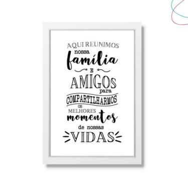 Imagem de Quadro Decorativo Área Gourmet Aqui Reunimos Nossa Família - Creative 