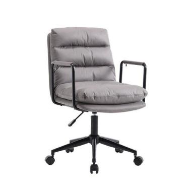 Imagem de Cadeira para Escritório Arizona material sintético Aveludado - Rivatti