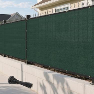 Imagem de Goleray Painéis de cerca de tela de privacidade de 1,5 m x 50,8 m, tela de varanda ao a...