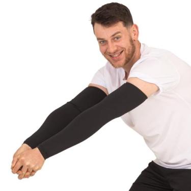 Imagem de Par de manguito manga infantil e adulto Proteção UV50 Esportes Lavin B