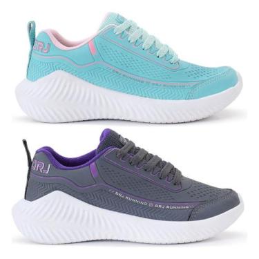 Imagem de Kit 2 Tênis Feminino Esportivo Academia Confortável Leve Promoção - Da