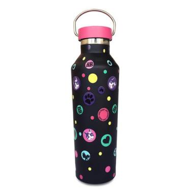 Imagem de Garrafa Térmica Oficial Rebecca Bonbon Squeeze 500ml RB26310 Cor:Preto