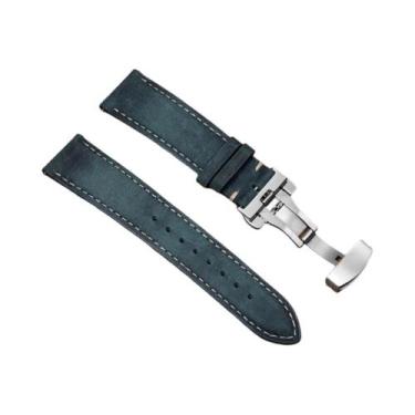 Imagem de Pulseira De Relógio Seiko Omega Em Couro De Bezerro Genuíno 14-22mm Co