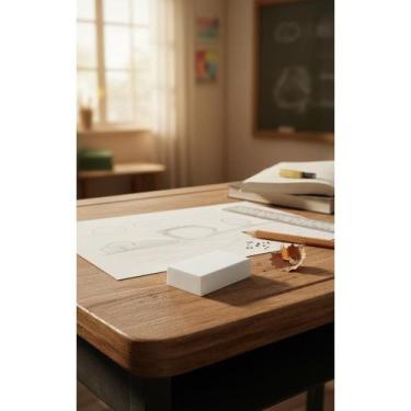 Imagem de Borracha Escolar Branca N60 - Caixa C/60 Unidades - Congratulations St