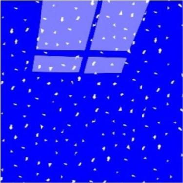 Imagem de Kit 16 Pisos Porcelanato Mármore Adesivo Brilho Lavável para Banheiro 