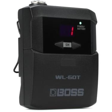 Imagem de BOSS Transmissor sem fio WL-60T para sistema sem fio WL-60 | Conecte o segundo instrumento para mudanças rápidas no palco | Até 25 horas de tempo de execução | Ideal para artistas de palco sérios