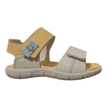 Imagem de Sandália Casual Infantil Menino Klin Tic Tac Casual 171227000 Cinza-Masculino