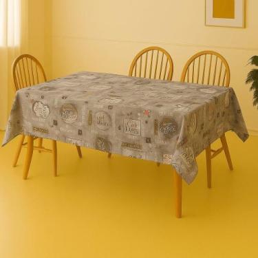 Imagem de Toalha De Mesa Duplaface Coffee Rolo 1,40x30m Vinil Pvc - Plast.co