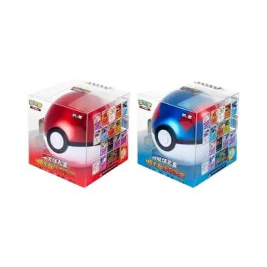 Imagem de Caixa De Presente Com Cartas Pokemon Master Balls Em Chinês Simplifica